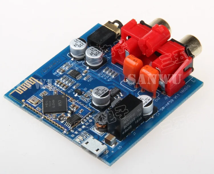 CSR8635 HiFi Bluetooth v4.0 аудио приемник коробка Micro USB для автомобильного усилителя
