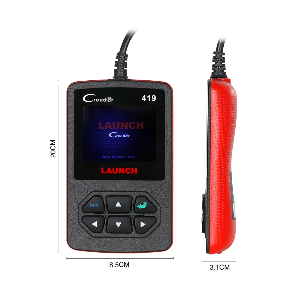 Диагностический сканер Launch CReader 419 OBD2 с поддержкой многоязычного онлайн