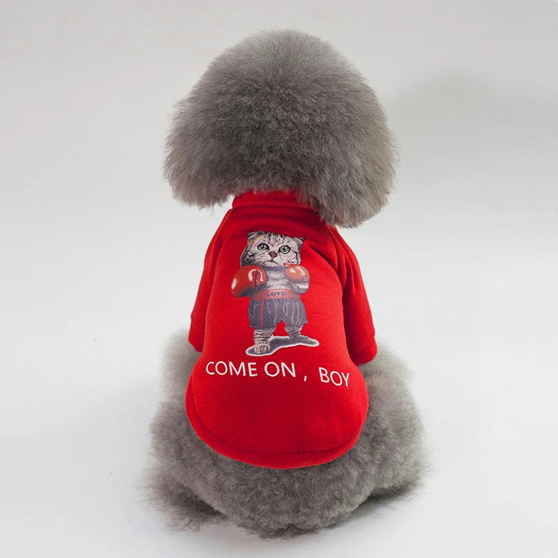 Одежда для домашних животных 5 цветов зимняя и осенняя теплая мягкая женская