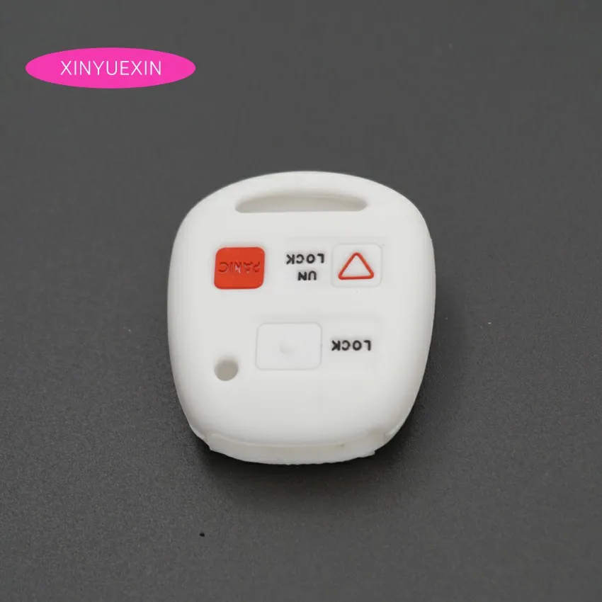 Xinyuexin силиконовый чехол для ключей от машины Lexus GX470 LX470 ES300 GS LS IS RX SC LX Remote Key Silica Gel Car
