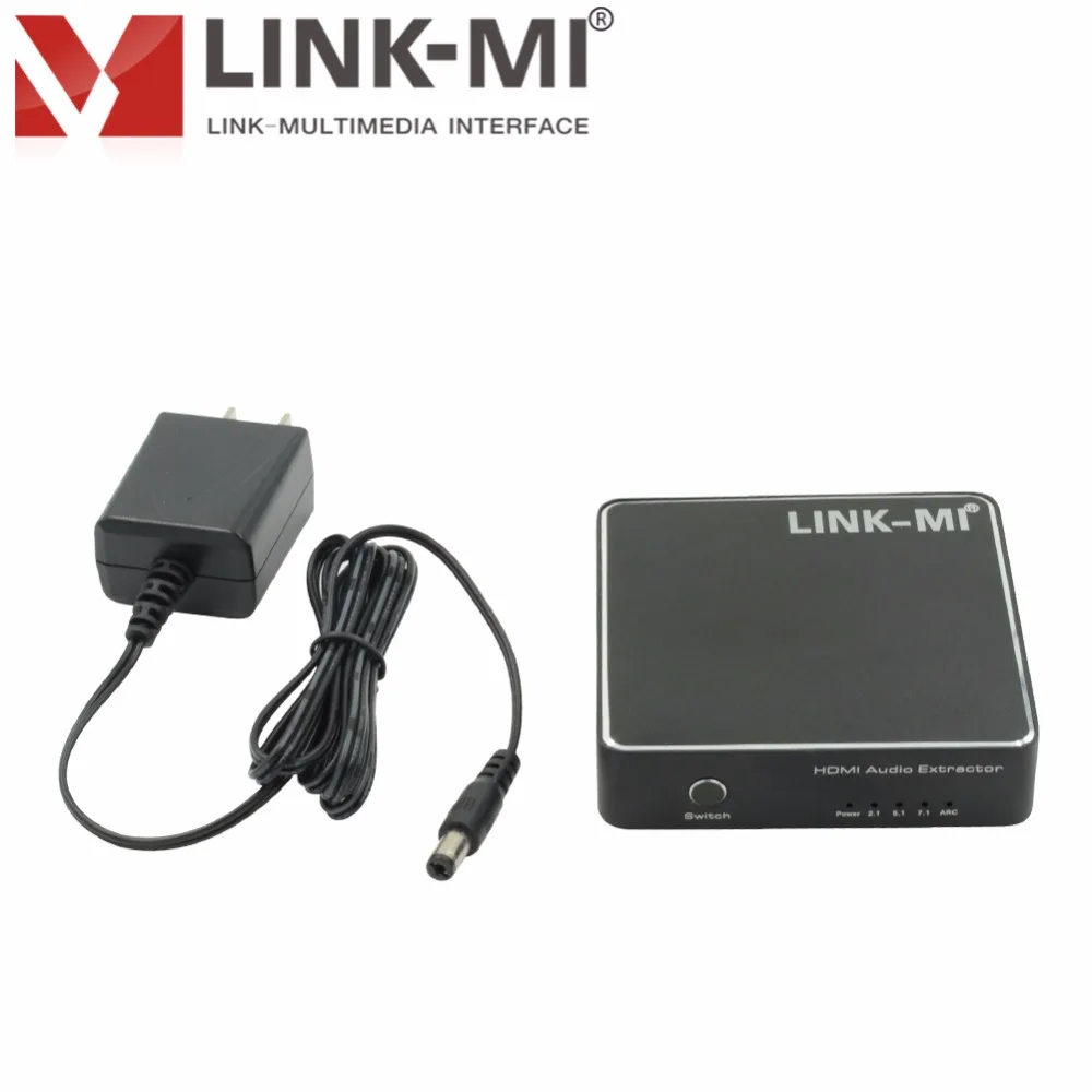LINK MI HH02 Audio HDMI к декодер аудио экстрактор преобразования SPDIF + 3 5 мм ARC 3D видео 4K2K