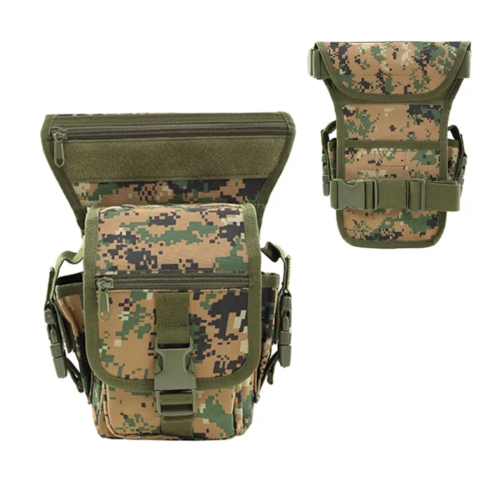 

Outdoor Drop Leg Bag Waist Pack Belt Military Tactical Bag Bike Cycling Thigh Pack Waist Belt Bag for Camping Travel Hiking