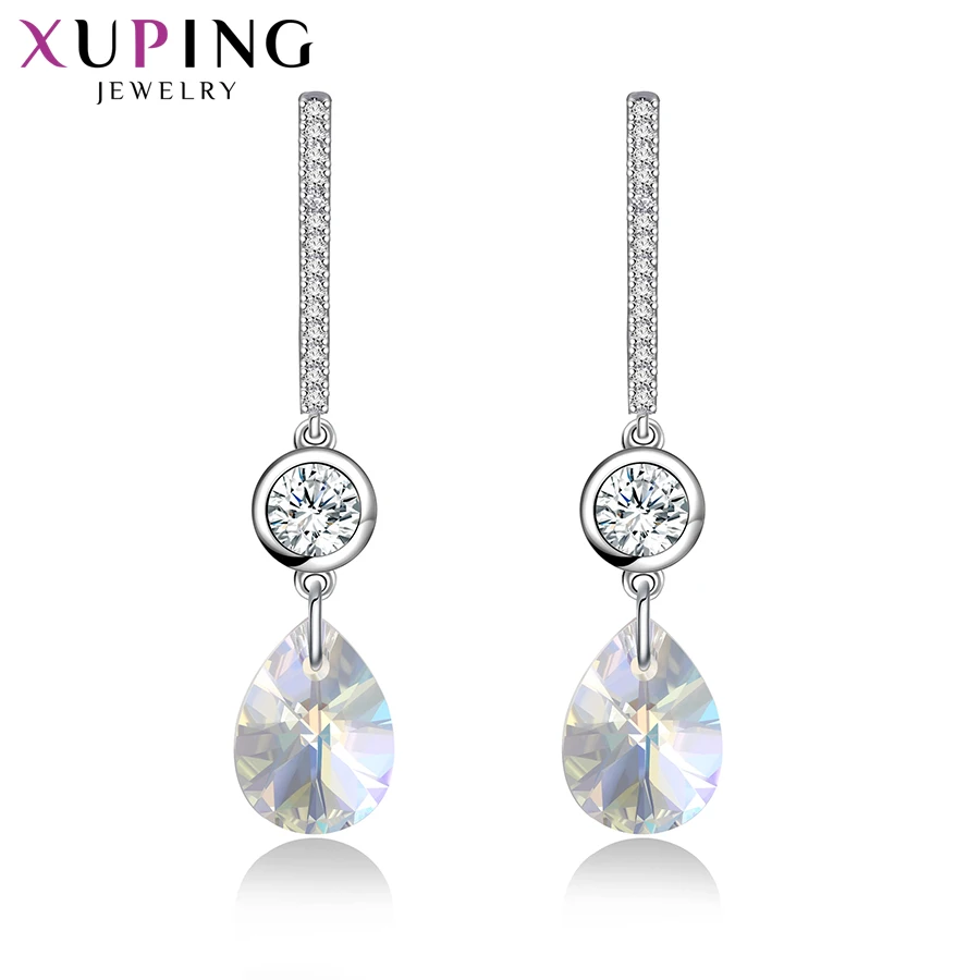 Xuping ювелирные изделия воды DropShining висячие серьги кристаллами от Swarovski модные праздничные подарки на день рождения для дам S146-20600