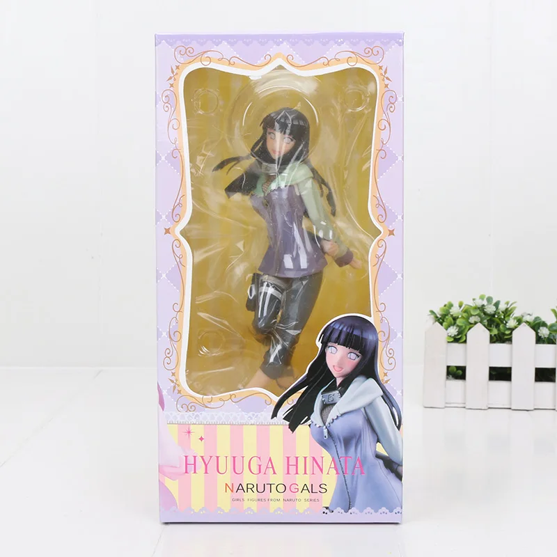 ver 1 with box Аниме Наруто Hyuuga Hinata фигурка героя кулак бой Ver Наруто жена Хината фигурка игрушка Brinquedos коллекционный подарок - Цвет: ver 1 with box