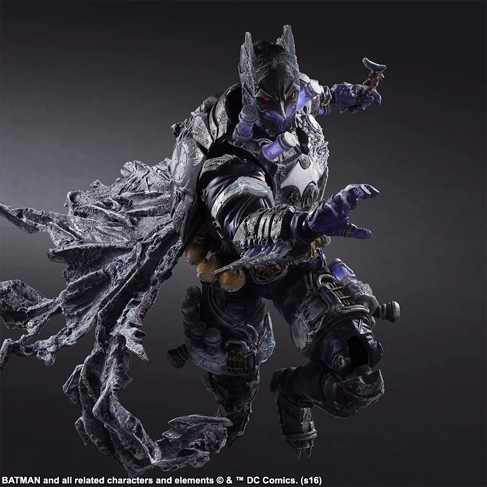 Play Arts 27 см Rogues галерея Victor Fries Mister Freeze персонаж плохие парни в Бэтмене фигурка
