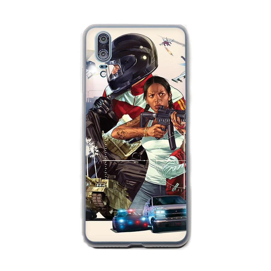 Мягкий ТПУ чехол Rockstar Gta 5 Grand Theft Cover для huawei P30 P8 P9 P10 P20 Lite Pro 2015 2016 2017 P Smart | Мобильные