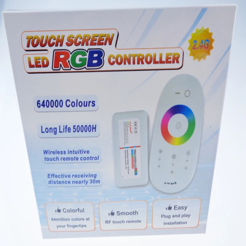 RGB контроллер для светодиодных лент с сенсорным экраном 2 4 ГГц|control talk|control setcontroller