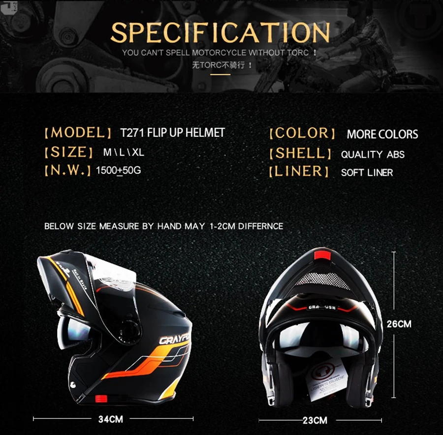 1шт TORC DOT двойной козырек флип до полного лица модульный Capacete Casque шлем с сертификатом ECE Мотокросс мотоциклетный шлем