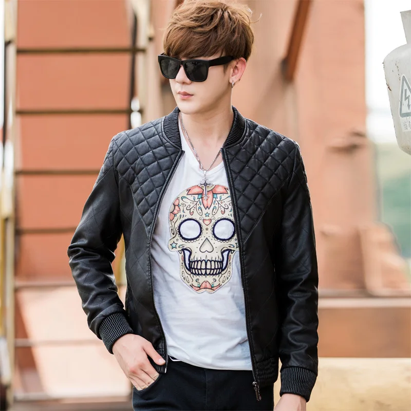 MSAISS/Весенняя кожаная мужская Куртка Jaqueta De Couro Masculina мужские кожаные куртки из