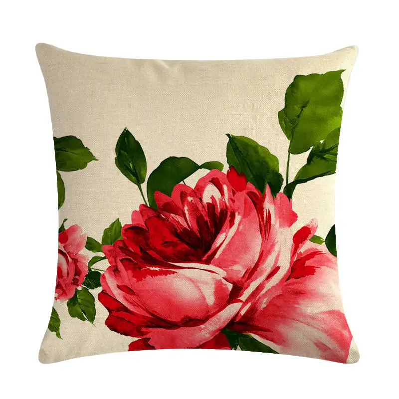 Милый чехол для подушки с изображением животных коровы кролика свиньи лосяной