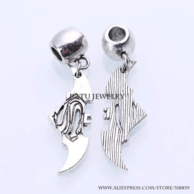 Тибетские серебряные металлические бусины Бэтмен V Супермен подходят Пандора