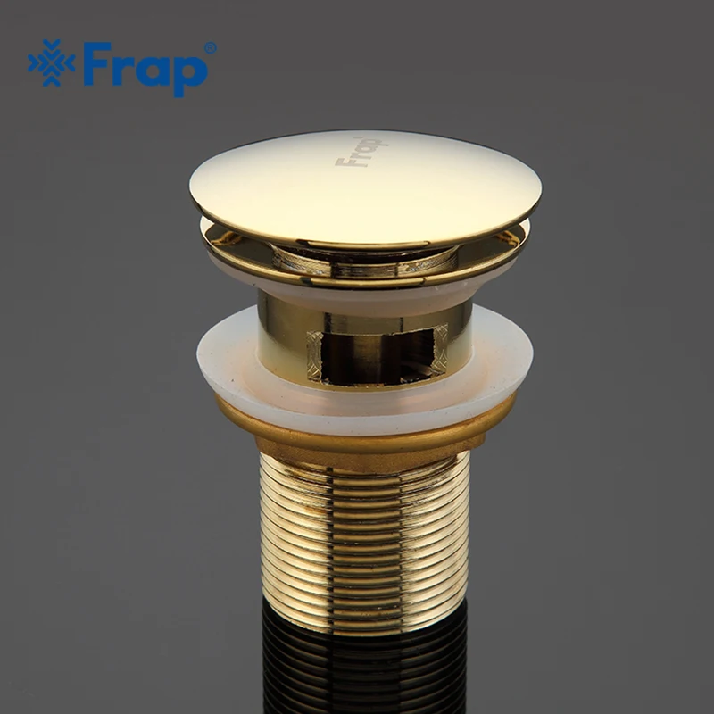 Frap 3 шт. позолоченный латунный Смеситель для ванной комнаты смеситель раковины