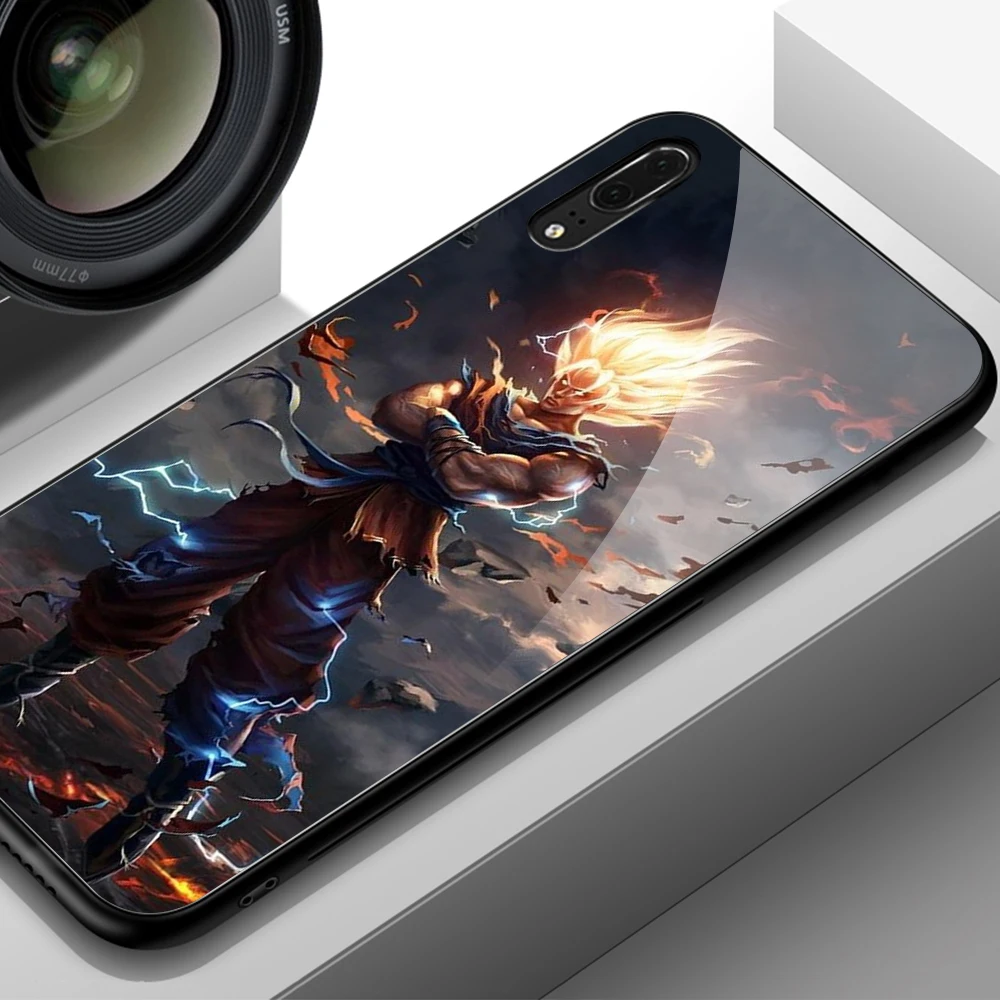 FinderCase чехол для Huawei P10 Dragon Ball 2 чехол из закаленного стекла для Huawei Mate 9 10 Pro P20 Honor V9 V10 Play Nova 3e P20 Lite