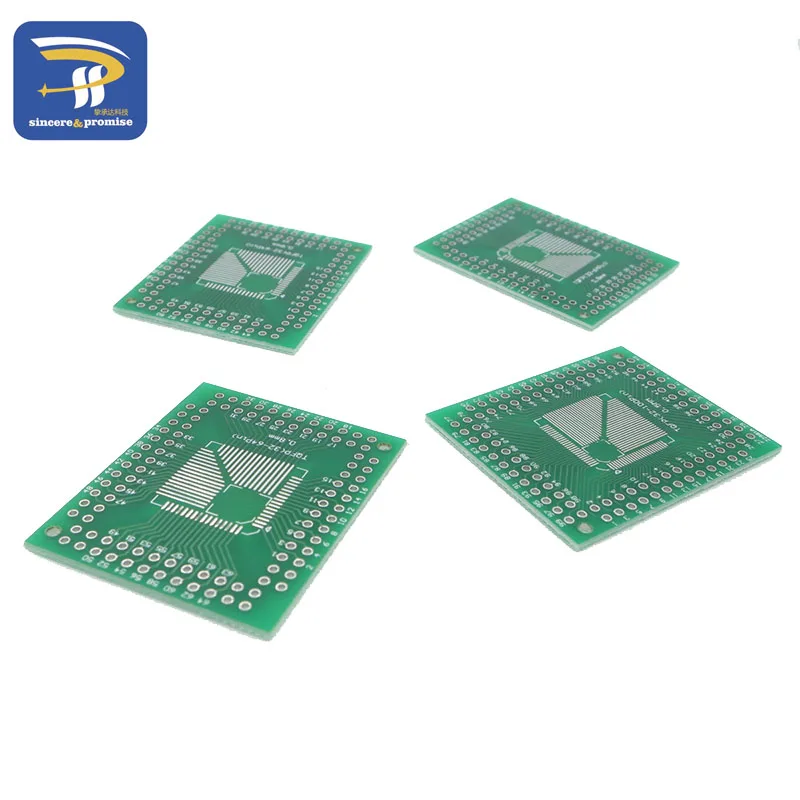10 шт. QFP/FQFP/LQFP TQFP 32/TQFP44/TQFP64/TQFP80 TQFP100 0,5 мм 0,8 мм IC адаптер гнездо/адаптер пластина/PCB