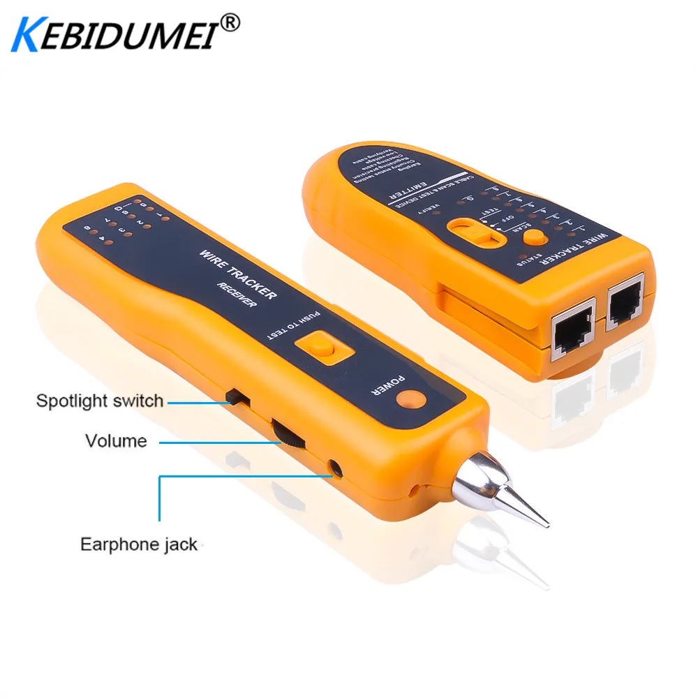 Kebidumei Cat5 Cat6 RJ45 UTP STP Line Finder телефонный провод трекер Tracer диагностический тон набор