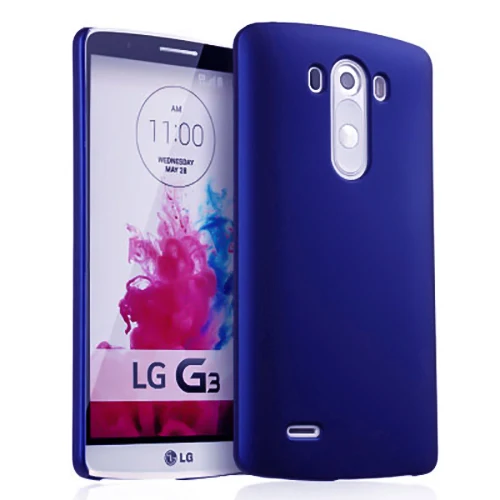 Матовая Пластик Coque 5.5For Lg G3 чехол для Lg G3 D855 D856 D857 D859 телефона чехол-лента на заднюю панель - Цвет: blue