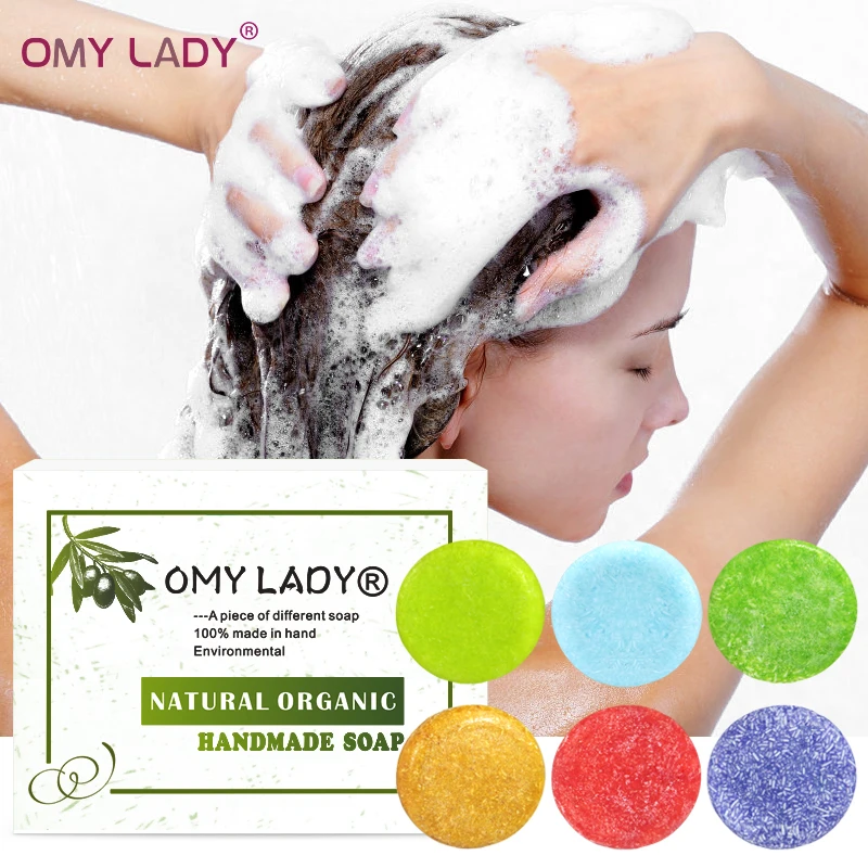 OMY LADY 100% натуральный шампунь ручной работы мыло тройник дерево эфирное масло для