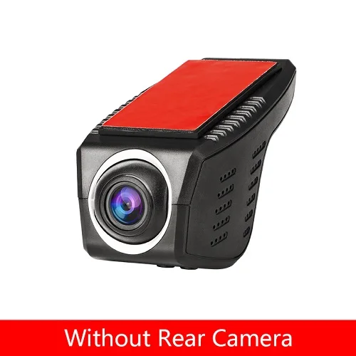 One Camera Lens Автомобильный видеорегистратор Мини Wifi, автомобильная камера Full HD 1080 P, видеорегистратор, Автомобильный видеорегистратор, видеокамера с двумя объективами, dvr, ночная версия - Название цвета: One Camera Lens
