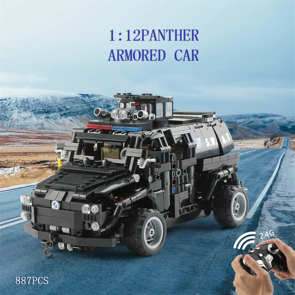 1:12 2 4G Радиоуправляемый автомобиль специальный полицейский взрывозащищенный