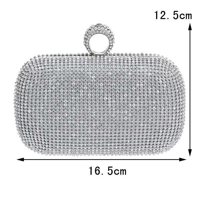 Женский Вечерний Клатч longmiao с кристаллами блестящий женский кошелек|evening bags|clutch