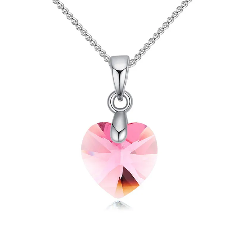 Женская подвеска с кристаллом Swarovski Ms Betti ожерелье кулоном в виде сердца для