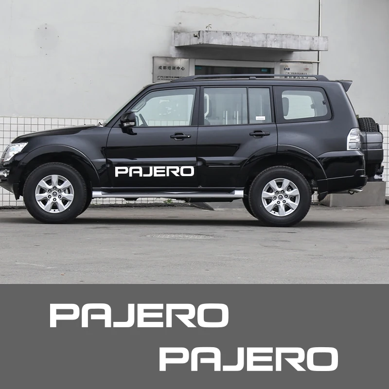Виниловая наклейка с 2 сторонней графикой для Mitsubishi Pajero полоски автомобильных