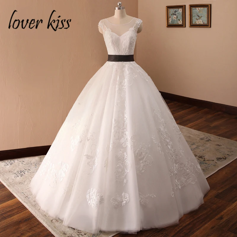 Lover Kiss Vestido De Novia дизайнерское кружевное бальное свадебное платье с низкой задней
