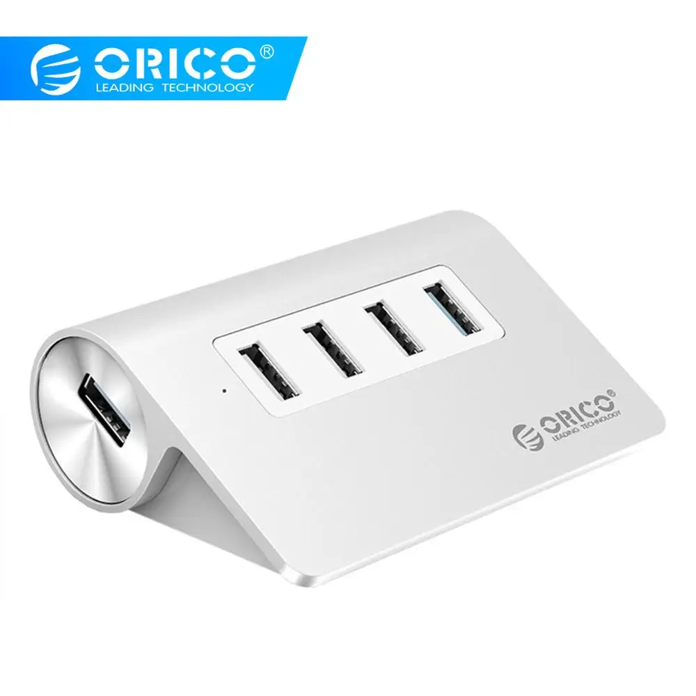 ORICO USB разветвитель 1 Порты и разъёмы USB3.0+ 3 Порты USB2.0 Алюминий Сплав Рабочий стол USB Hub для Mac Дизайн телефона Tablet USB устройств M3H4-U32