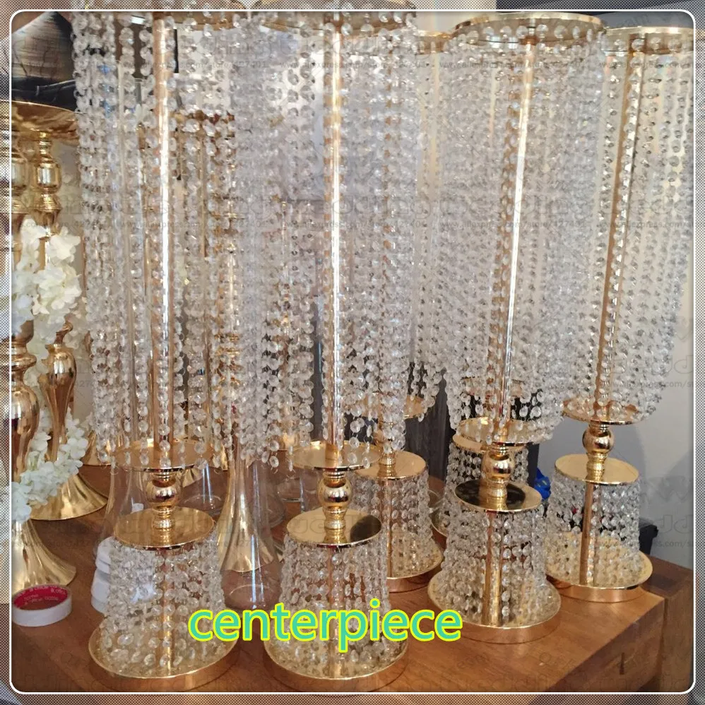 

6pcs 80cm Tall Acrylic Crystal Wedding Road Lead Wedding Centerpiece Event Party Decoration/Event Party Decoration Candlestick