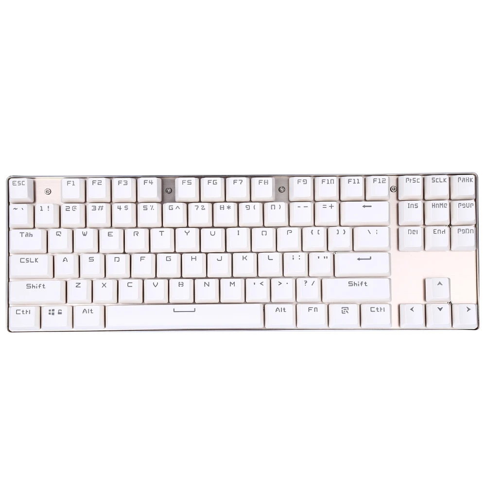 Новый Motospeed K87 Игры Механическая клавиатура RGB синий переключатель полный N key Rollover