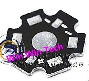 100 шт. светодиодная алюминиевая лампа 1 Вт высокой мощности | Синяя светодиодный