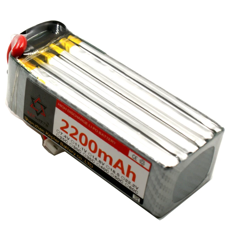 

6s 22.2v 2200mAh Lipo Battery RC Car Plane Boat Lithium Ion Polymer Battery For Truck Tank Drone Helicopter