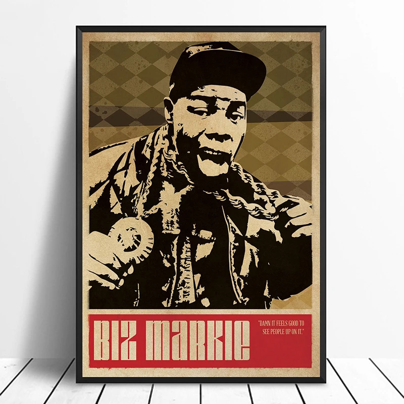 

Постер Biz Markie музыкальный певец хип-хоп рэп музыкальный постер со звездами настенная живопись Декор для комнаты холст печать