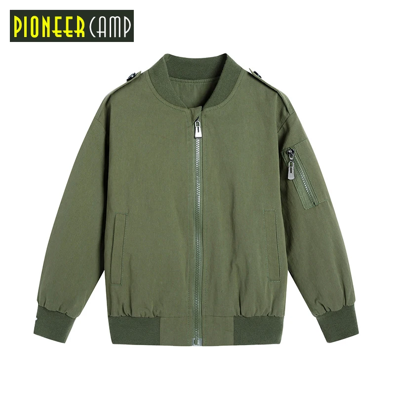 Пионерский лагерь Дети весна осенние куртки для мальчика пальто Курточка бомбер