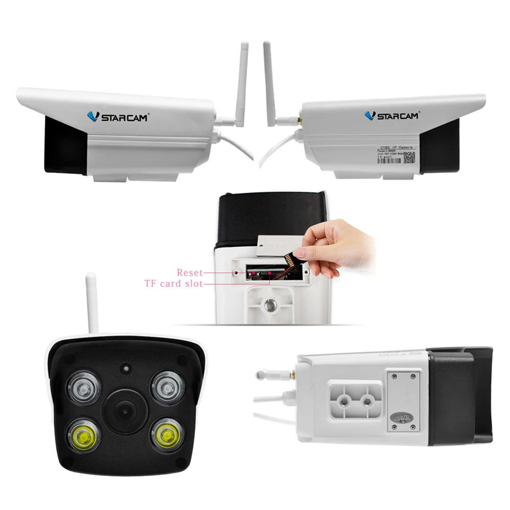 Vstarcam Новая Wi Fi IP камера HD 3MP Водонепроницаемая наружная полноцветная