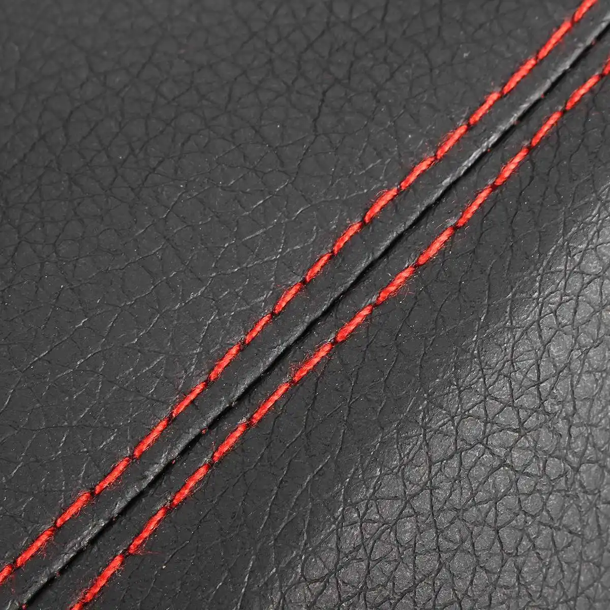 Женский черный чехол для рычага переключения передач пылезащитный с красной