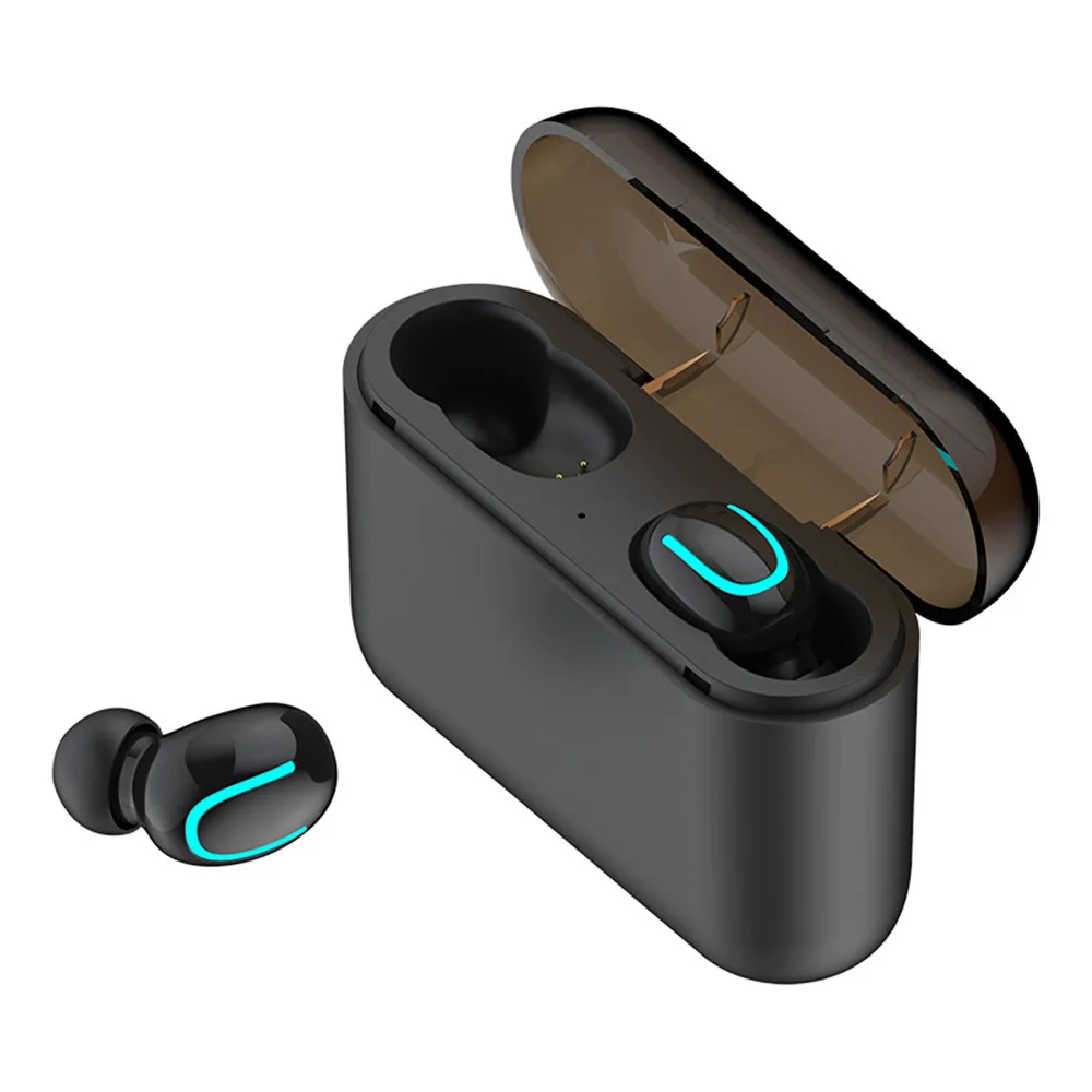 Binaural Black TWS 5,0, Bluetooth наушники, настоящие беспроводные стерео спортивные наушники, глубокие басы, наушники-вкладыши, гарнитура с микрофоном, 1500 мА/ч, внешний аккумулятор - Цвет: Binaural Black