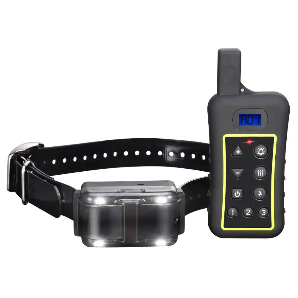 dog training collar Продукция для тренировки домашних животных аксессуары для собак тренировочный ошейник ударный тренажер для домашних собак e ошейник с вибрацией/без вреда шок/звуковой сигнал - Цвет: dog training collar