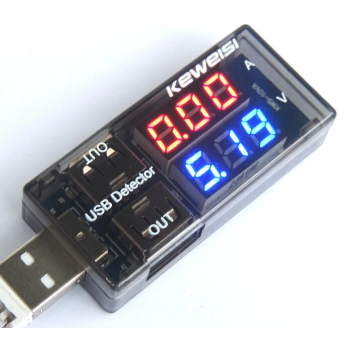 Двойная Таблица с USB зарядным устройством устройство для измерения напряжения