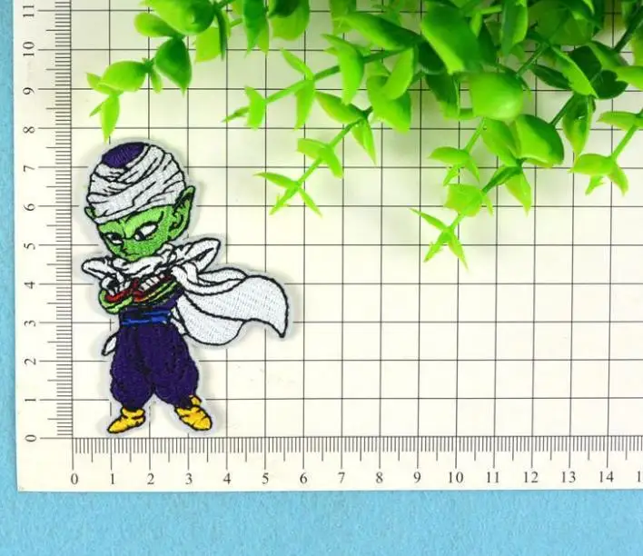 12 шт./компл. горячая Распродажа аниме Dragon Ball Z Goku патчи железные на одежда с вышивкой патчи для Костюмы наклейки для одежды