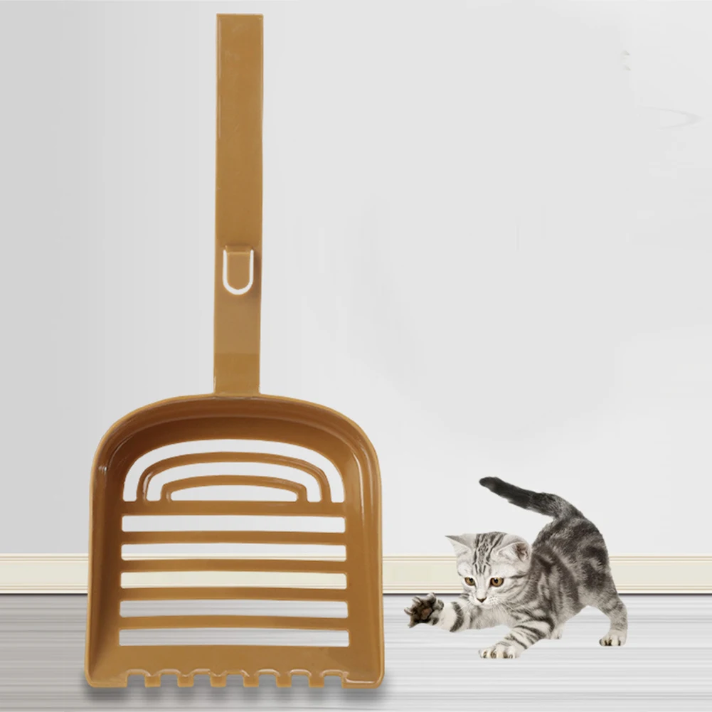 2 шт. с длинной ручкой многофункциональный практичный совок для кошачьего