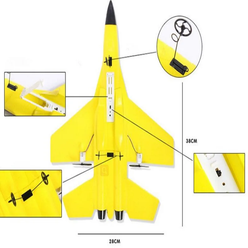 Радиоуправляемый боец супер крутой SU 35 с фиксированным крыльем glider FX 820 2 4g EPP