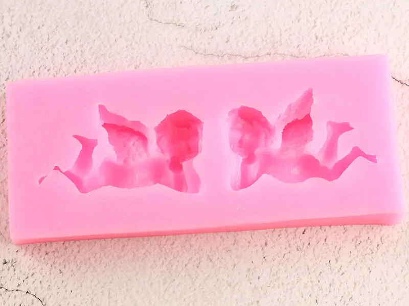 Sugarcraft силиконовая форма с изображением ангела помадка форма для украшения торта инструменты Конфеты глина формы для шоколадной мастики Смола глина мыло формы
