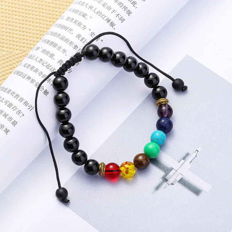 Регулируемый камень из вулканической лавы эфирные масла диффузор браслеты