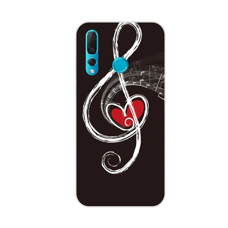 Чехол для huawei nova 4 силиконовый красивый рисунок собаки мягкая задняя крышка из