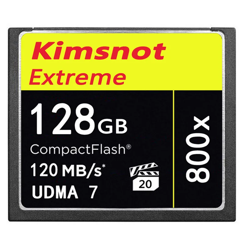 

Kimsnot 800x Compact Flash CF Card 128GB 64GB 32GB CompactFlash Memory Card High Speed 120Mb/s For Nikon Canon DSLR Camera