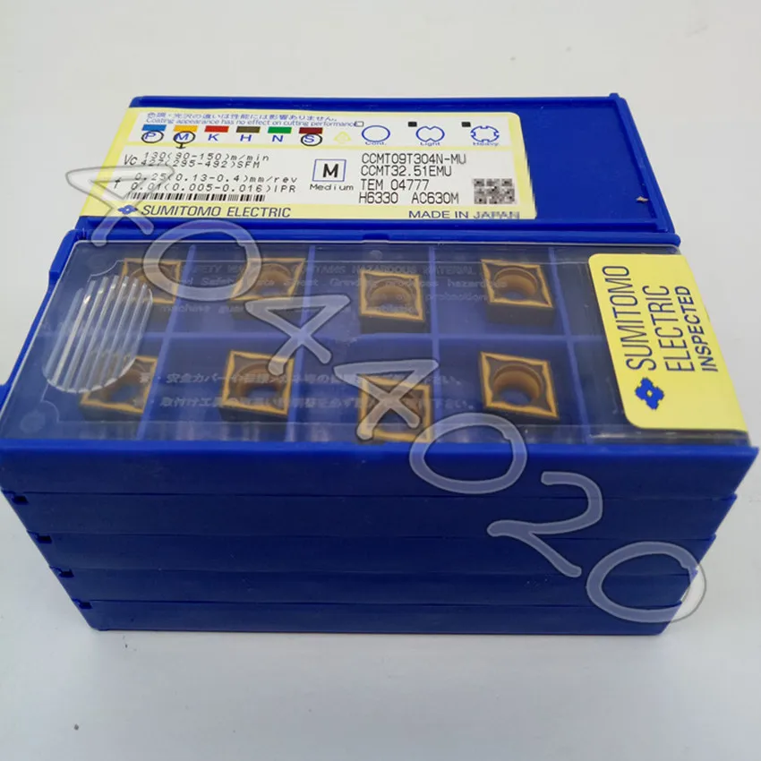 

CCMT09T304N-MU AC630M 10pcs/box Sumitomo New original Carbide blade