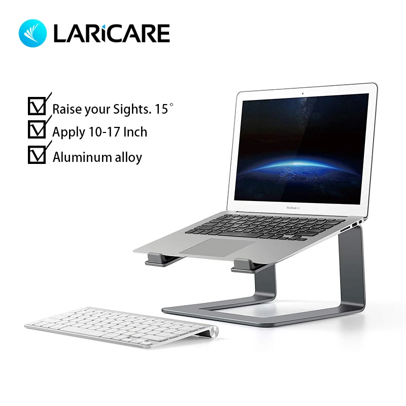 Подставка для ноутбука LARICARE. Для MAC. Подходит 10-17-дюймовых планшетов и ноутбуков.