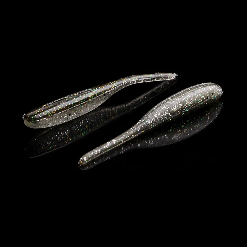 10 WALK FISH, 16 шт./лот, 80 мм, 2,3 г, пластиковые приманки, рыболовные приманки, мягкий червь, Pesca Iscas, снасти, приманка, новинка, ложка, воблеры, Мягкая приманка - Цвет: 10