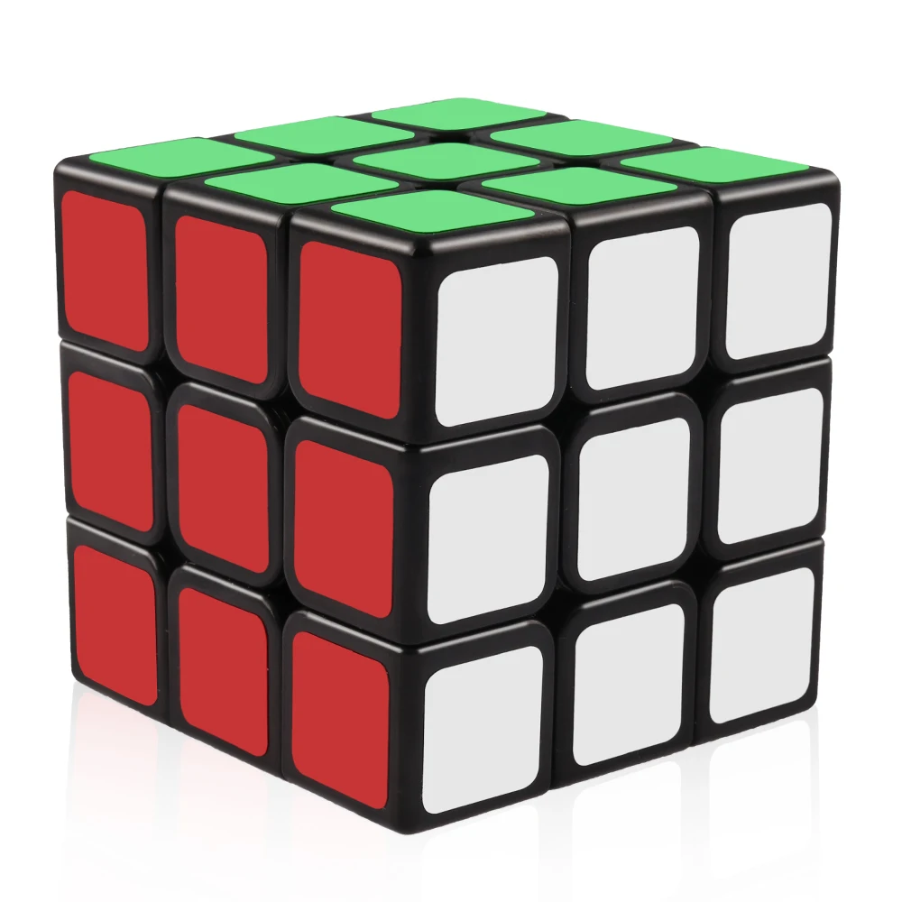 D FantiX Shengshou Chuanqi 3x3 скоростной Куб Черный Гладкий магический куб Развивающие Пазлы